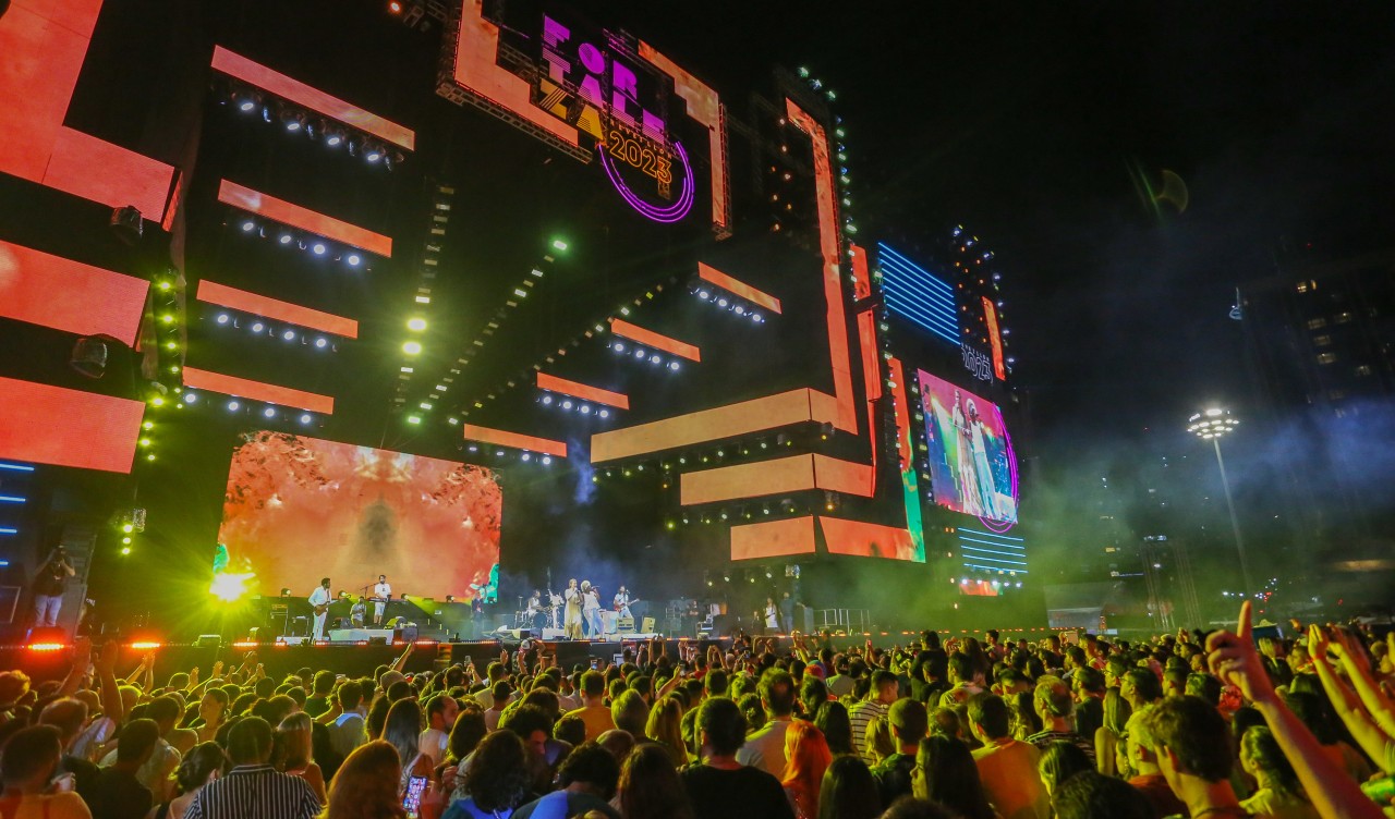 palco do show de réveillon